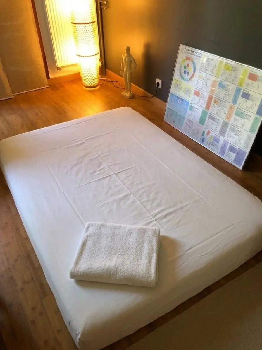 Futon pour pratiquer le shiatsu au sol